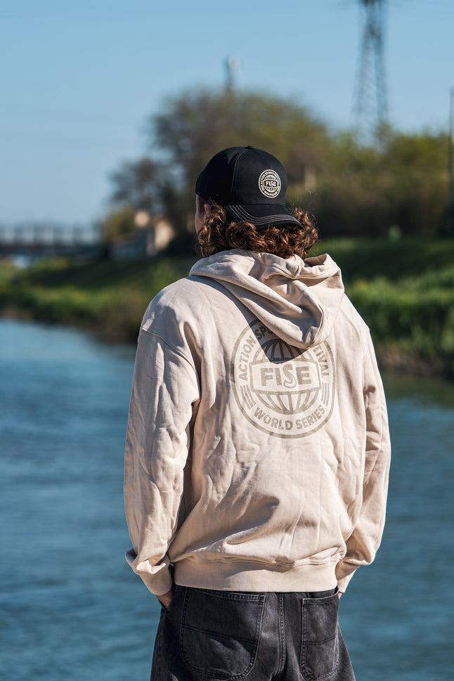 Sweat Zip Event Beige