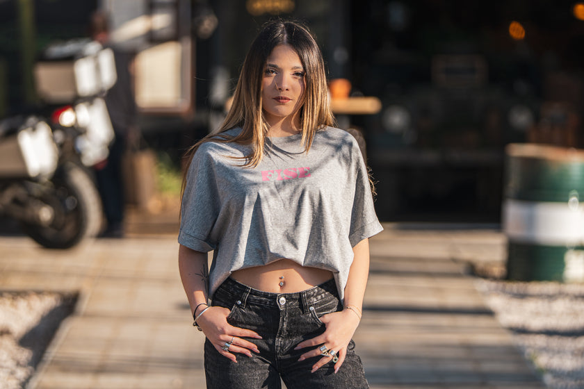 T-shirt Sunset Grey woman