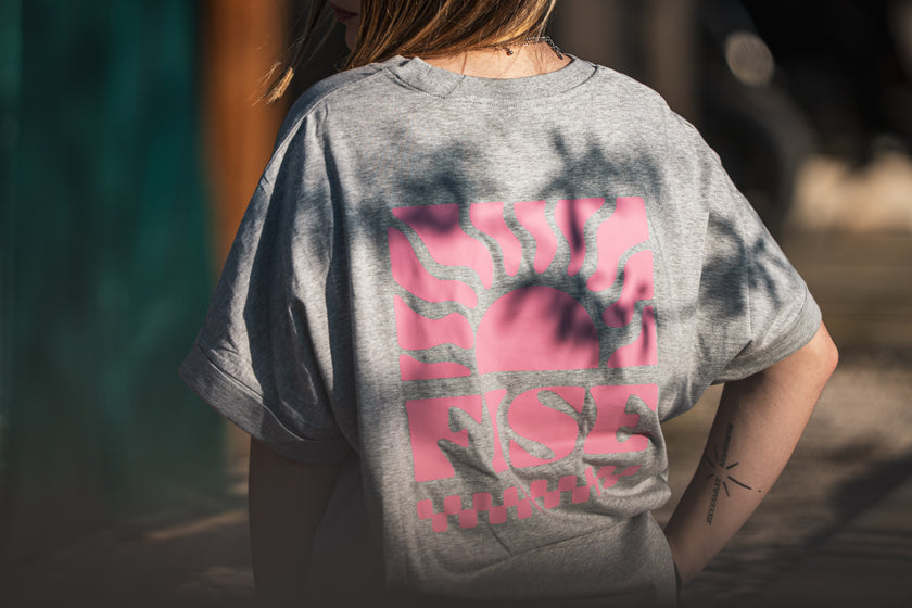 T-shirt Sunset Grey woman