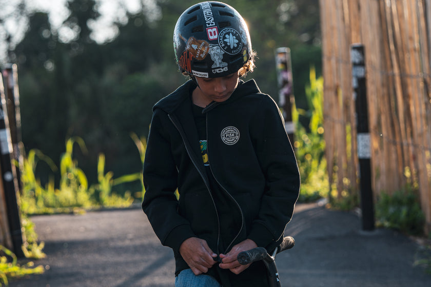 Sweat ZIP BLACK KIDS