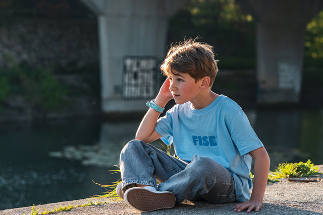 T-shirt Welcome Bleu KIDS