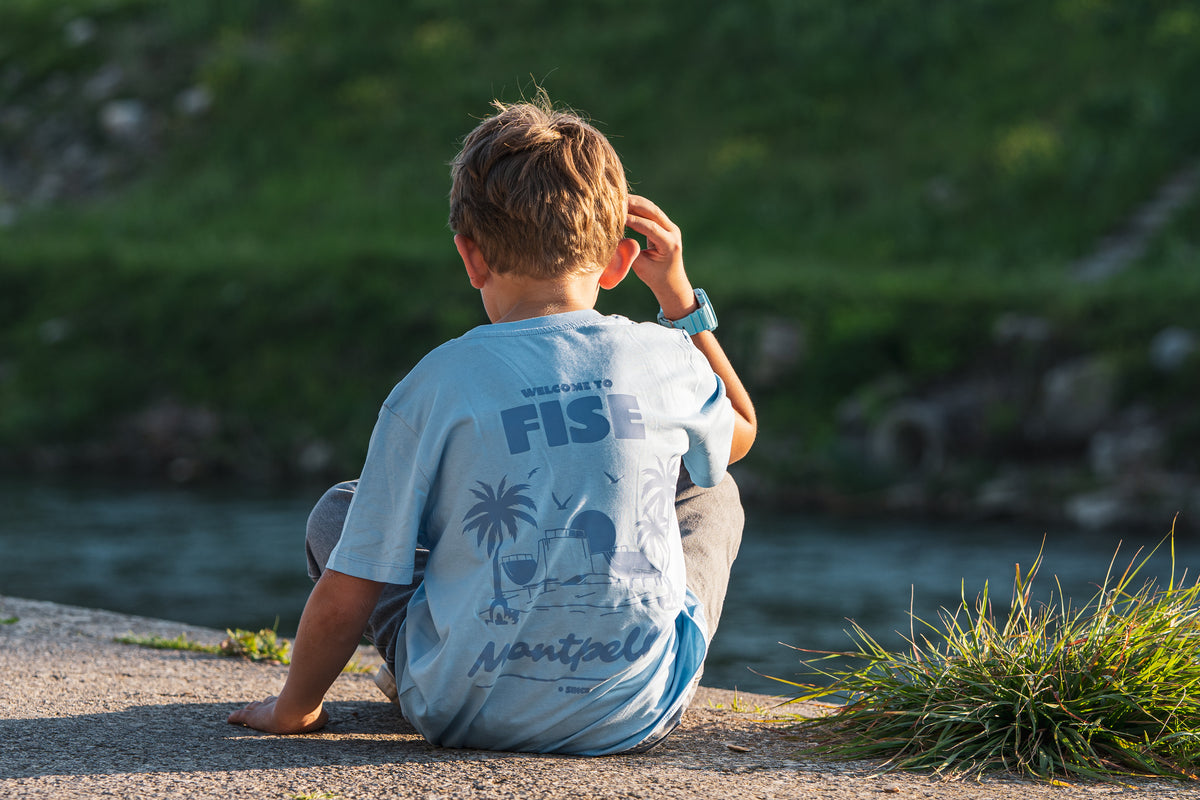 T-shirt Welcome Bleu KIDS