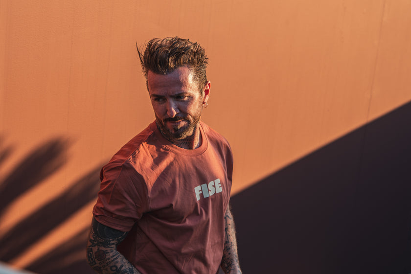 T-shirt Welcome Brown