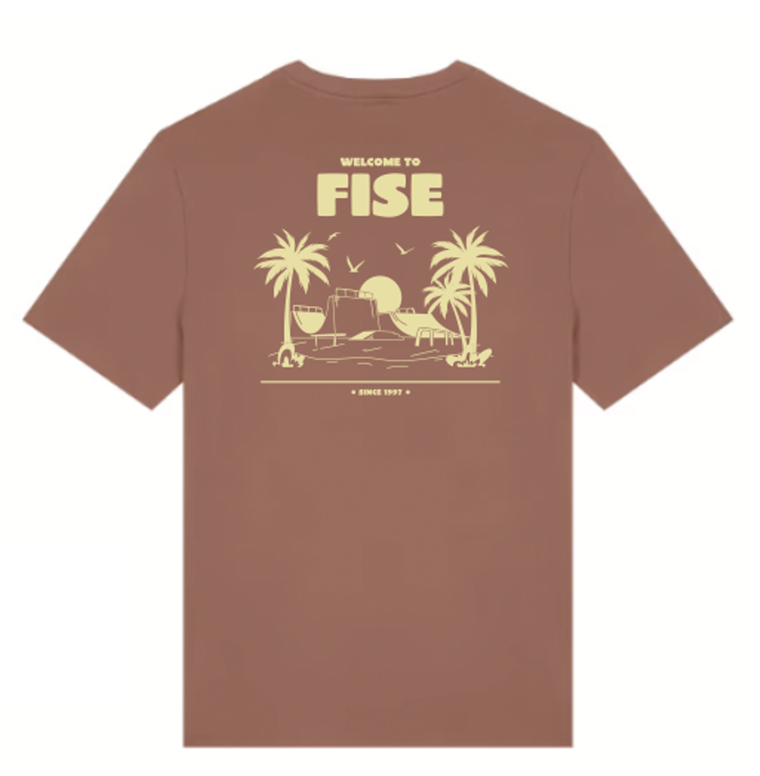 T-shirt Welcome Brown