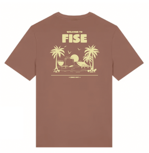 T-shirt Welcome Brown