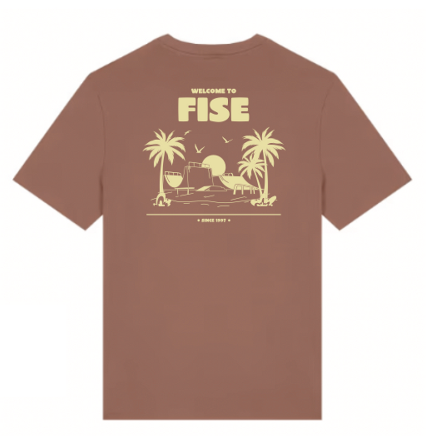 T-shirt Welcome Brown