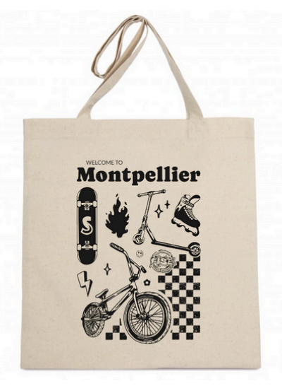 Tote bag Riding