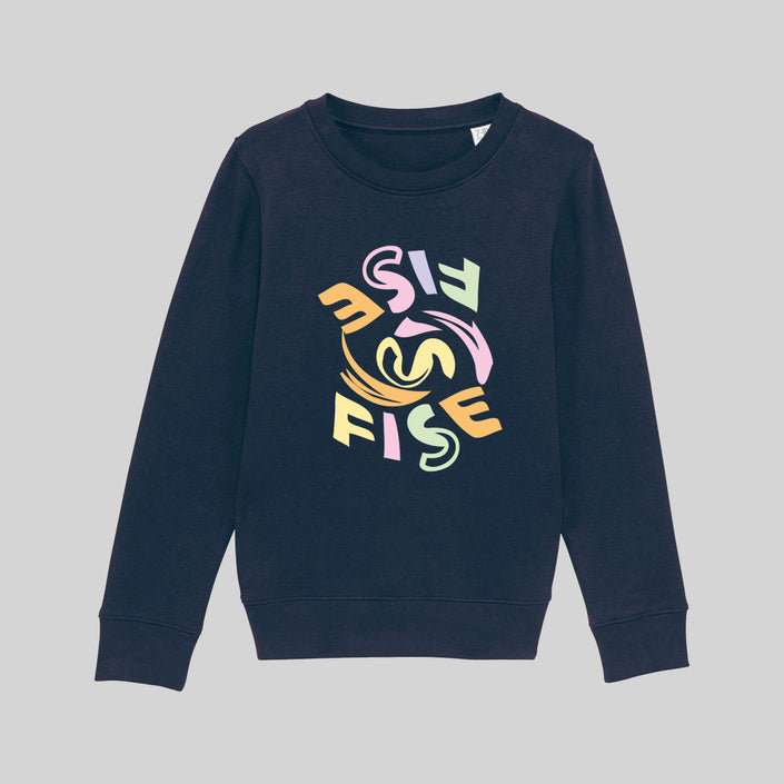 TURNED FISE NAVY KIDS - Sweat enfant